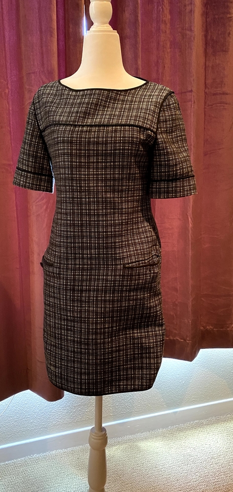Ava Aiden Grey Shift dress